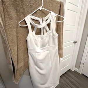 White Jessica Simpson dress cocktail dress size 2